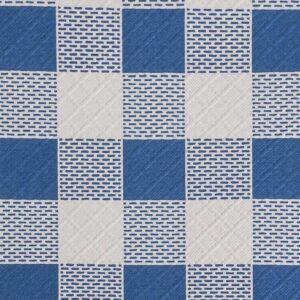 Mantel 1 x 1-Cuadros azul