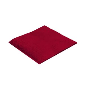 SERVILLETA 40X40 BURDEOS 2 CAPAS 50uds. 24paq (1200UDS)